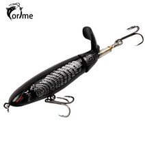 떡밥 투척기 낚시 프로펠러 트랙터 표면 미끼 10cm 13g 개 회전 소프트 테일 워 블러 3D 눈 인공 하드, 07 M_01 100mm
