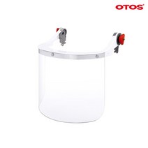 MDO8700 OTOS F-64A 안전모부착형(홈타입) 무색보안면 (오토스/보안면/보안경/안전모)