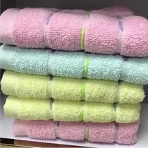 수건 순면 세안 목욕 수건 털 빠짐 없이 풀솜 마트 로보 타월, 33*73cm  90g