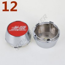 휠캡 60MM OD / ID 센터 림 캡 MUGEN VTEC 스푼 스포츠 스티커 커버 휠 허브 4 개, 12 12