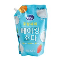 키친솝 베이킹소다 주방세제 1.2L, 1개