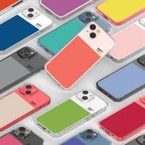 [바보사랑] 아이폰13 pro promax 컬러 디자인 투명 젤리 케이스, 기종:아이폰13ProMax / 디자인:시켄스블랙, 상세 설명 참조