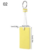 수상 스포츠 조정 풍선 보트 보트 바다 풀 부품 키 펜던트 세일링 낚시 열쇠 고리 물 부동 키 체인, 2