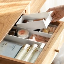 [바탕] 서랍 소품 수납 미니 플라스틱 정리함, 분리 정리함_대