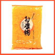 신동경단무지 슬라이스 업소용 반달단무지 1kg, 4개