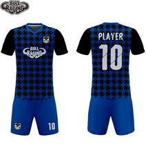 전문 승화 축구 유니폼 세트 블루 인터밀란 레트로 디자인 맞춤형 클럽 축구복