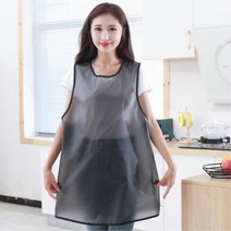 반투명 방수 앞치마 애견 미용 앞치마 유니폼 강아지 펫 반려견 미용 앞치마, 1개