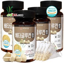 HACCP 식약처 인증 베타글루칸 베타글루칸발효식약청 베타글루칸식약처인증 발효효모 베타글루칸정 (600mg x 90정)   슈퍼푸드.com 연자육 티백, 4세트, (600mg x 90정   1g)