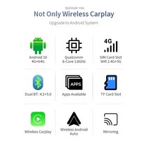 내비 네비 후방 매립 게이션 7 8 인치 애플 파이 맥스 카 AI 박스 안드로이드 10 무선 카플레이 4G LTE SIM 매직 퀄컴 코어 유튜브 넷픽스 64G 카드, [03] for Mercedes -21