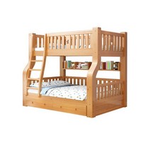 벙커침대 퀸 2층 SS 수납 철제, 하이박스일자사다리책장매트리스2상100하120