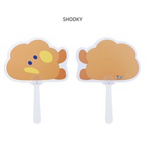 BT21 미니니 부채 여름용 귀여운 미니부채 학생 단체선물용, Shooky