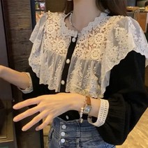 보메르 레이스 블라우스