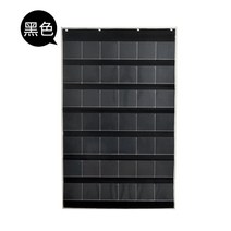 투명 낱말 카드 교구 걸이 영어 플래시 수납 홀더 백도어 벽걸이 한글 암기 검사 소품, C.42칸 블랙 + 1개