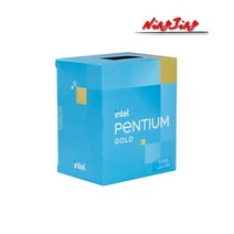 인텔 펜티엄 G7400 3.7 GHz 듀얼코어 4 스레드 CPU 프로세서 10NM L3, 한개옵션0