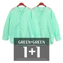 콘피아르 오버핏 파스텔 헤링본 차이나카라 셔츠 TC0517