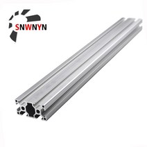 3060 압출 알루미늄 프로파일 3060 길이 100-1200mm diy cnc 3d 프린터 부품 용 유럽 표준 알루마이트 선형 레일 1pc, 1200mm