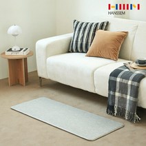 한샘(생활) [한샘] 인테리어 PVC 주방 거실 매트(대) 120x44cm, 테라조 아이보리:대