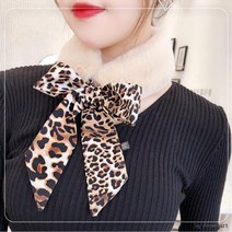A81649106326 파시미나 털목도리 레오파드 숄 스카프 패션잡화 호피 목도리 퍼 머플러 겨울