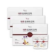 경산 대추즙 도라지즙 액기스 도라지 진액 대추차 도라지엑기스 거래처 방문 지인 병문안 인사 선물 X 25팩 3박스