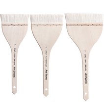 새한아트 아트시크릿 수채화배경붓 빽붓 양모 낱자루, 3호