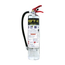 포트텍 (2.5L+거치대)K급 소화기 FORT-KII (주방용/ 2.5L 강화액/ A1 B1 K급/ 5.2KG)