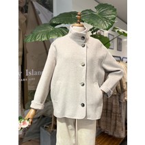 써스데이아일랜드 밴드넥 핸드메이드 자켓(T216MJK138W)(1272496)