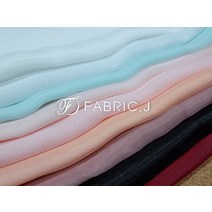 대폭 실키 사틴 무지 노방 오간자 원단 9종 FJ-116, 레드와인