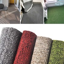 태즈컴퍼니 방염루프 롤카페트 그레이 폭120cm 롤매트, 베이지