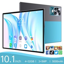 7인치 태블릿게임용 태블릿 안드로이드 P50 12GB RAM 2023 GB ROM 7 인치 스마트 PC 48mp 5G 10 코, 01 EU plug, 05 10.1 inch Blue P70
