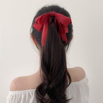 블루씨티 빅사이즈 샤랄라 빅 리본 올림머리 헤어 집게핀