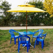 썬시티 2단 파라솔(230cm) (옐로) 비치 행사장 공원, 상세페이지 참조