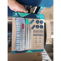 재사용빨대/만나 MANNA 스테인레스 빨대 세트13P