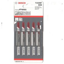 직소날세트아크릴용/보쉬직소날T102BF/5Pcs/92mm/T102BF톱날