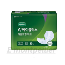 유한킴벌리 남녀공용 디펜드 속 기저귀 라운드형 성인기저귀/패드 대형, 29x56cm/라운드 대형, 30개입, 50개