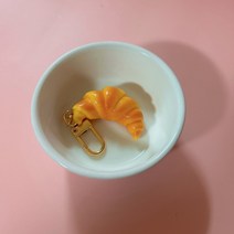 자동차키 열쇠고리 빵 가방 선물용 키링 크로와상, 단품, 상세페이지 참조