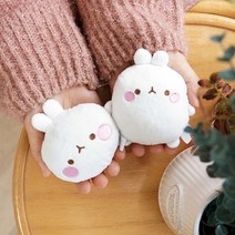 아트박스/캐릭터프렌즈 동글동글 몰랑이 손난로인형, 동글얼굴, 동글얼굴