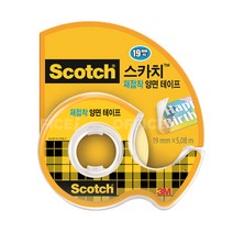 (SENSEALL) 테이프 3M 재접착 양면 폭:19mm