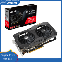ASUS TUF-RX6500XT-O4G-GAMING AMD RadeonRX 6500 XT OC Edition 4GB GDDR6 그래픽 비디오 카드