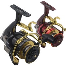 핸드 브레이크 낚시 스피닝릴 로드 라인 릴, 블랙골드 싱글라인 컵 모델 3000 좌우 교체