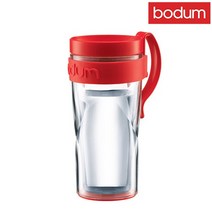 [보덤] H2O 클립 더블월 트래블 머그레드 0.35L, 없음, 1개