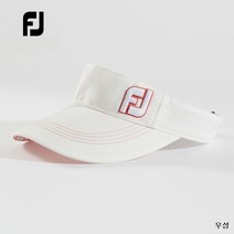 풋조이 골프모자 여성 FJ 썬캡 심플 에어캡RWTYI68444-199_G, 화이트White