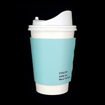 종이컵홀더 1013온스 팬톤홀더 민트 (500개), 단품, 단품
