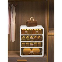 북유럽 코너장 모서리 옷장속 코너 수납장, 2겹+흰색테두리(브라박스+팬티박스)