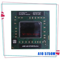 AMD 노트북 A10 5700M 시리즈 A10-5750m AM5750DEC44HL 소켓 FS1 CPU 4M 캐시/2.5GHz/쿼드 코어 프로세서 G, 한개옵션0