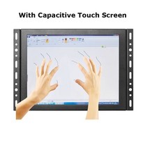 av bnc vga hdmi 인터페이스가있는 8 인치 4:3 1024x768 오픈 프레임 lcd 터치 스크린 디스플레이 컴퓨터 모니터, 정전식 터치
