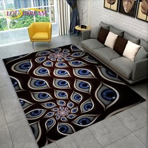 Nazar Evil Eye Tree of Life 영역 러그 가정용 카펫 거실 침실 소파 도어매트 주방 장식 어린이 놀이 미끄럼 방지 바닥 매트, 39.40x60cm15x23in - 12