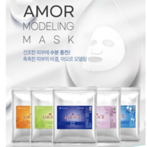 아모르 모델링 1kg 쿨 보습 콜라겐 비타민 참숯 클로렐라 포도당 AC클리어, 5개