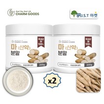 국산 마가루 영주 참마 분말 가루 산약 산마 100% 효능 먹는법 200g, 2통
