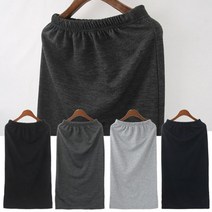 옆트임 기본 베이직 면 츄리닝 스커트 여성스러운룩