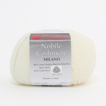 몬디알 노빌 캐시미어 밀라노 1볼 36색 50g 175m 메리노울80% 캐시미어20% 목도리실 의류실, 574.아이보리